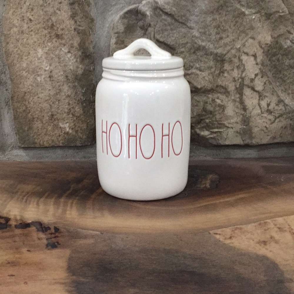 Rae Dunn HO HO HO Canister